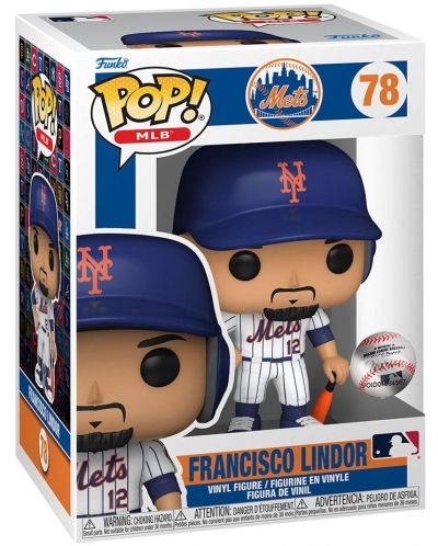 Φιγούρα  Funko POP! Sports: Baseball - Francisco Lindor (New York Mets) #78 - 2