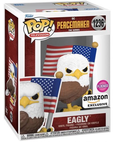  Φιγούρα Funko POP! Television: Peacemaker - Eagly (Flocked) (Amazon Exclusive) #1236 - 2