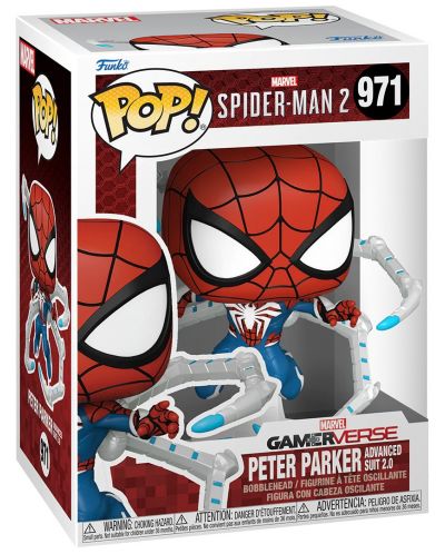 Φιγούρα Funko POP! Marvel: Spider-Man - Peter Parker (Advanced Suit 2.0) (Gamerverse) #971 - 2