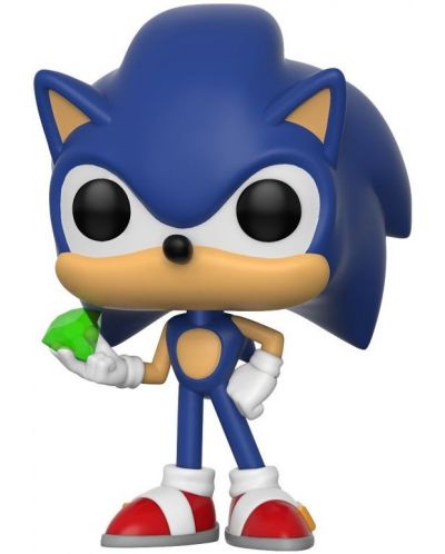 Φιγούρα Funko Pop! Games: Sonic The Hedgehog - Sonic With Emerald, #284 - 1