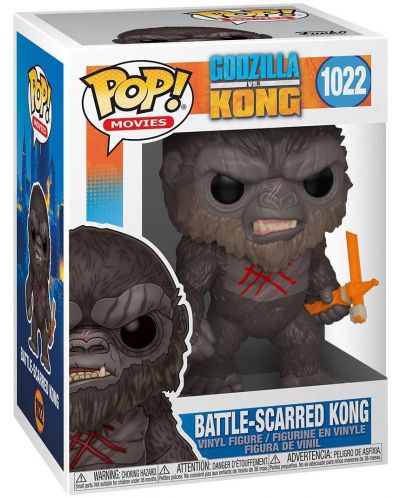 Φιγούρα Funko POP! Movies: Godzilla vs Kong - Battle-Scarred Kong #1022 - 2