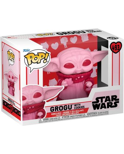 Φιγούρα Funko POP! Valentines: Star Wars - Grogu with Cookies #493 - 2