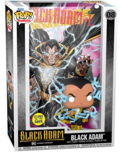 Φιγούρα  Funko POP! Comic Covers: DC Comics - Black Adam (Glows in the Dark) #08 - 2