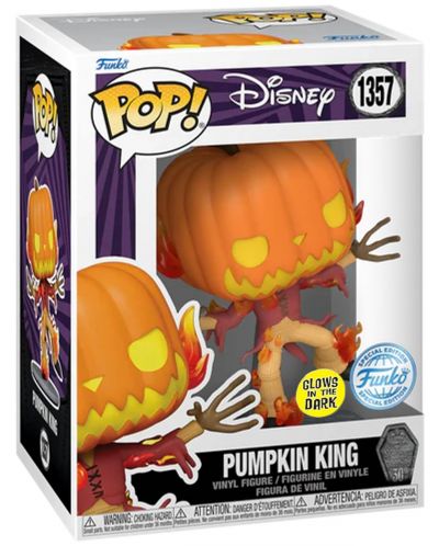 Φιγούρα Funko POP! Disney: The Nightmare Before Christmas - Pumpkin King (Glows in the Dark) (Special Edition) (30th Anniversary) #1357 - 2