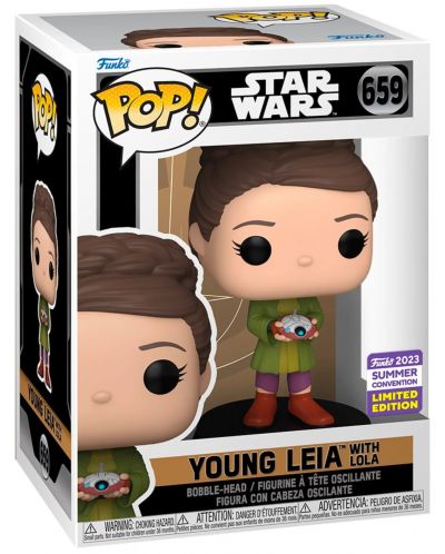 Φιγούρα Funko POP! Movies: Star Wars - Young Leia (Convention Limited Edition) #659 - 2