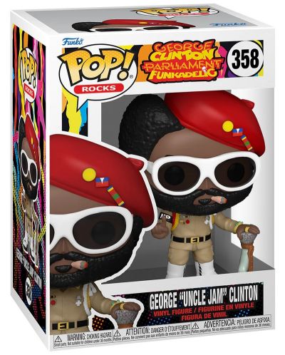 Φιγούρα Funko POP! Rocks: George Clinton Parliament Funkadelic - George "Uncle Jam" Clinton #358  - 2