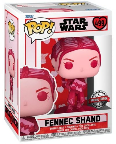 Φιγούρα Funko POP! Valentines: Star Wars - Fennec Shand (Special Edition) #499 - 2