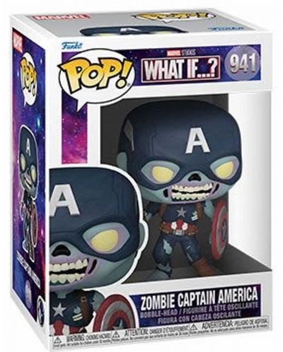 Φιγούρα Funko POP! Marvel: What If…? - Zombie Captain America #941 - 2