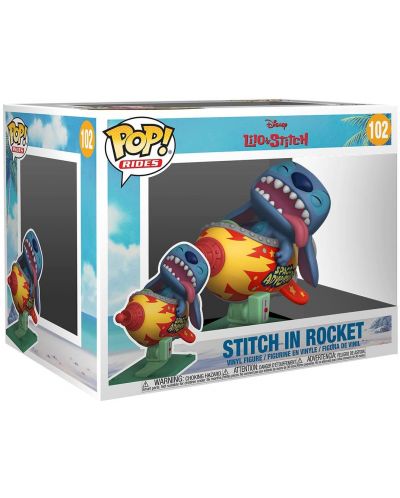 Φιγούρα Funko POP! Rides: Stitch in Rocket #102, 15 εκ - 2