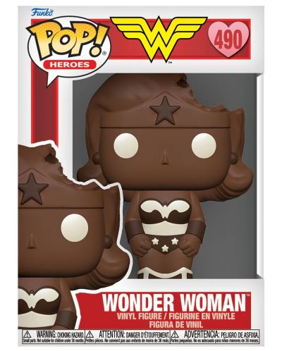 Φιγούρα Funko POP! Valentines: DC Comics - Wonder Woman (Chocolate) #490 - 2