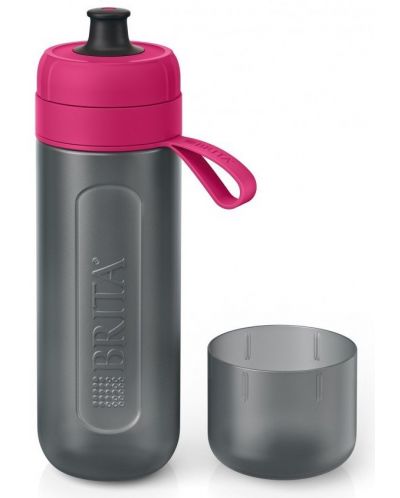 Μπουκάλι νερού φιλτραρίσματος  BRITA - Fill&Go Active, 0.6 l,ροζ - 2
