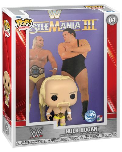 Φιγούρα Funko POP! WWE Covers: Wrestlemania III - Hulk Hogan (Special Edition) #04 - 2