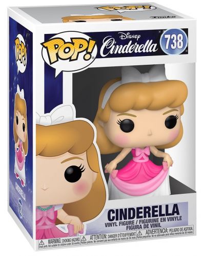 Φιγούρα  Funko POP! Disney: Cinderella - Cinderella in Pink Dress, #738 - 2