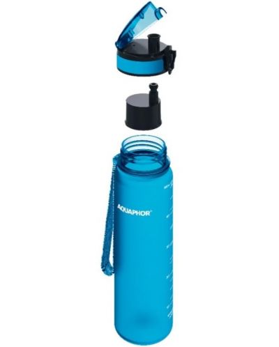 Μπουκάλι νερού φιλτραρίσματος Aquaphor - City, 160010, 0.5 l,μπλε - 3