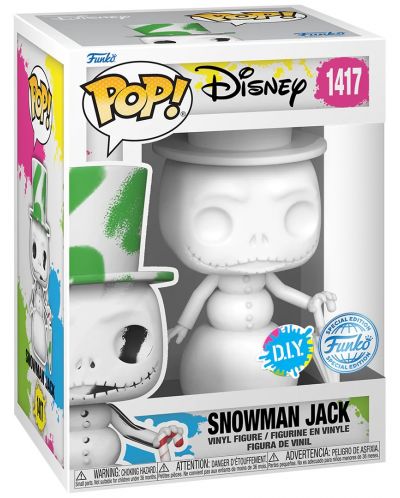 Φιγούρα Funko POP! Disney: The Nightmare Before Christmas - Snowman Jack (White) (Special Edition) #1417 - 2