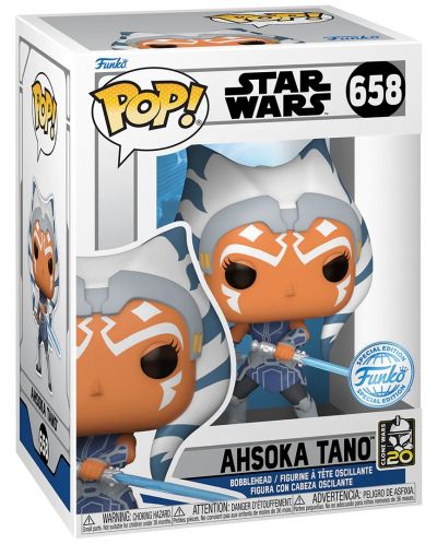 Φιγούρα Funko POP! Movies: Star Wars - Ahsoka Tano (The Clone Wars 20th) (Special Edition) #658 - 2