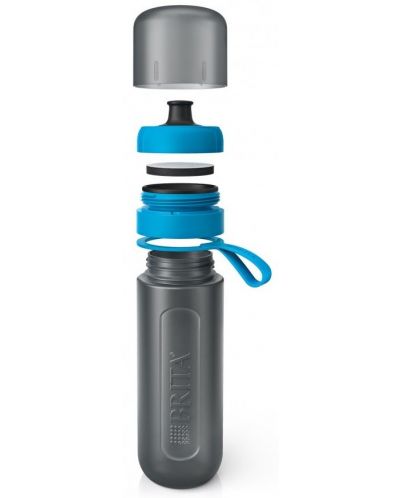 Μπουκάλι νερού φιλτραρίσματος BRITA - Fill&Go Active, 0.6 l,μπλε - 3