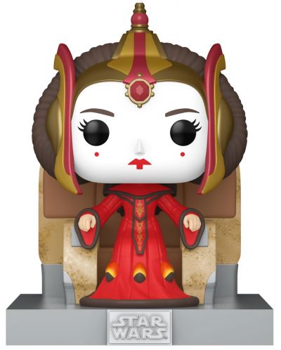 Φιγούρα Funko POP! Deluxe: Star Wars - Queen Amidala on the Throne #705 - 1