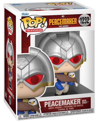 Φιγούρα Funko POP! Television: Peacemaker - Peacemaker with Eagly #1232	 - 2
