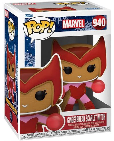 Φιγούρα Funko POP! Marvel: Holiday - Gingerbread Scarlet Witch #940 - 2