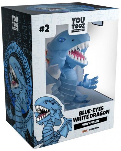 Φιγούρα Youtooz Animation: Yu-Gi-Oh! - Blue-Eyes White Dragon #2, 10 cm - 2