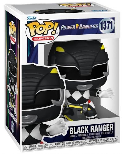 Φιγούρα Funko POP! Television: Mighty Morphin Power Rangers - Black Ranger (30th Anniversary) #1371 - 2