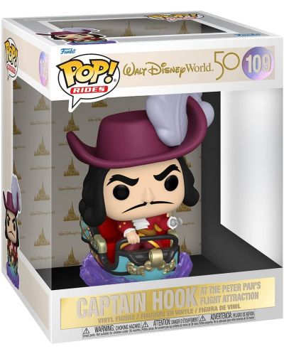 Φιγούρα Funko POP! Rides: Disney World - Captain Hook at the Peter Pan's Flight Attraction #109 - 2