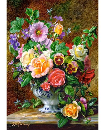 Παζλ Castorland 500 κομμάτια - Βάζω με λουλούδια, Albert Williams - 2
