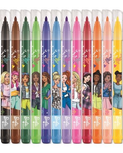 Μαρκαδόροι  Maped Barbie - 12 χρώματα - 2