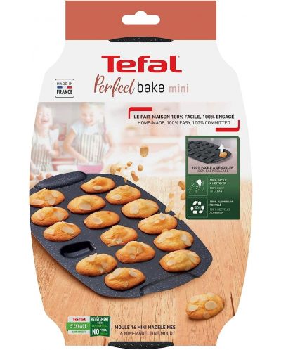 Φόρμα ψησίματος Tefal - Perfect Bake Mini Madeleines, 21 x 29 cm - 3