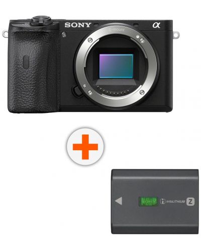 Φωτογραφική μηχανή Sony - A6600 + Μπαταρία Sony - P-FZ100, 2280 mAh - 1