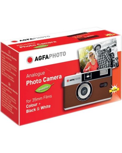 Φωτογραφική μηχανή AgfaPhoto - Reusable camera,καφέ - 3