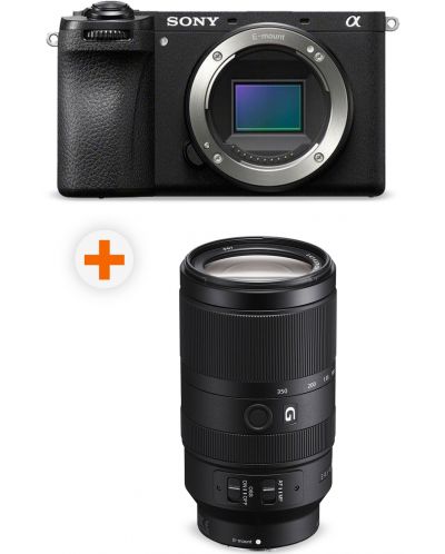 Φωτογραφική μηχανή Sony - Alpha A6700, Black + Φακός Sony - E, 70-350mm, f/4.5-6.3 G OSS - 1