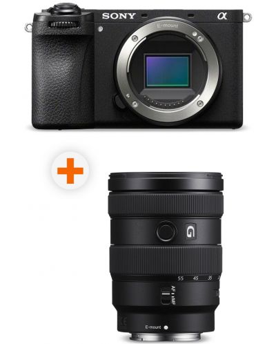 Φωτογραφική μηχανή Sony - Alpha A6700, Black + Φακός Sony - E, 16-55mm, f/2.8 G - 1