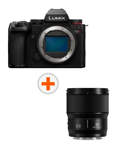 Φωτογραφική μηχανή Panasonic - Lumix S5 II, 24.2MPx, Black + Φακός Panasonic - Lumix S, 85mm f/1.8 L-Mount, Bulk - 1