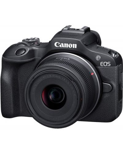 Φωτογραφική μηχανή Canon - EOS R100, RF-S 18-45mm, f/4.5-6.3 IS STM, Black - 7