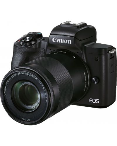 Φωτογραφική μηχανή  Canon - EOS M50 Mark II, EF-M 15-45mm + 55-200mm, μαύρο   - 3