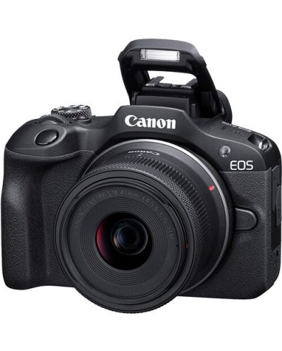 Φωτογραφική μηχανή Canon - EOS R100, RF-S 18-45mm, f/4.5-6.3 IS STM, Black - 8
