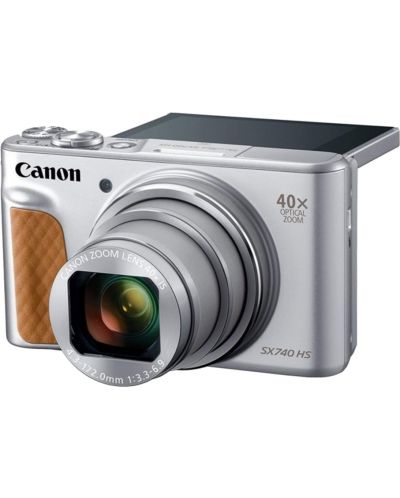 Φωτογραφική μηχανή Canon - PowerShot SX740 HS, ασημί - 4