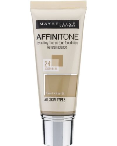 Maybelline Μεικ απ Affinitone, 24 Golden Beige, 30 ml - 1