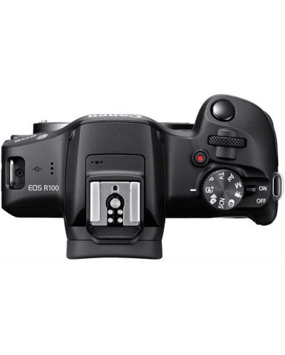 Φωτογραφική μηχανή  Canon - EOS R100, RF-S 18-45mm f/4.5-6.3 IS STM, RF-S 55-210mm f/5-7.1 IS STM,Black - 5