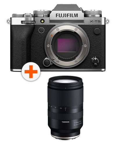 Φωτογραφική μηχανή Fujifilm X-T5, Silver + Φακός Tamron 17-70mm f/2.8 Di III-A VC RXD - Fujifilm X - 1