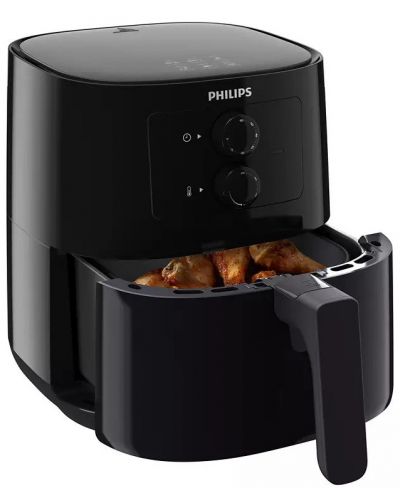 Φριτέζα ζεστού αέρα  Philips - Airfryer Essential, 1400W, 4.1 l, μαύρη - 3