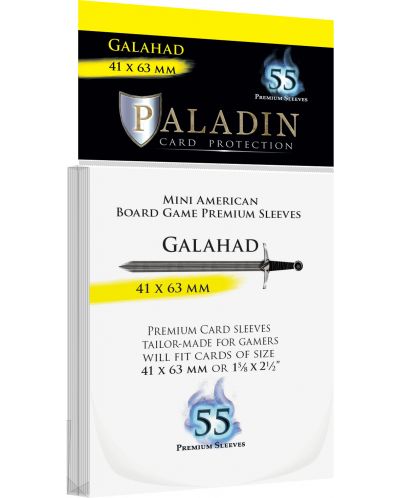 Προστατευτικά καρτών Paladin - Galahad 41 x 63 (Mini American) - 1