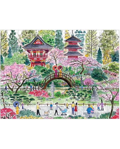 Παζλ Galison 300 κομμάτια - Ιαπωνικός κήπος τσαγιού,Michael Storings - 2