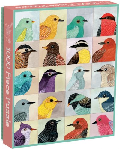 Παζλ Galison 1000 κομμάτια - Πουλιά - 1