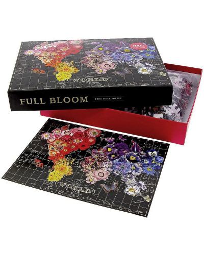 Παζλ Galison 1000 κομμάτια - Ανοιξιάτικα λουλούδια,Wendy Gold - 4