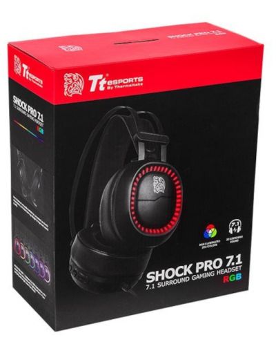 Gaming ακουστικά Thermaltake - Shock Pro RGB 7.1, μαύρο - 7