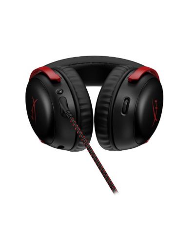 Ακουστικά gaming HyperX - Cloud III, μαύρο/κόκκινο - 5