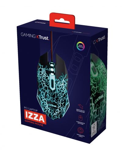 Gaming ποντίκι Trust - GXT 105 Izza, Οπτικό, μαύρο - 5